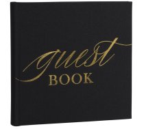 FOCUS BASE LINE CANVAS ALBUM 20X20 GUESTBOOK BLACK Fotoalbums