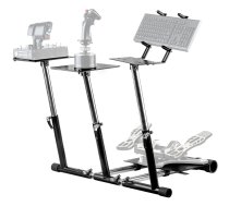 WHEEL STAND PRO Deluxe V2, mount (black, Thrustmaster Hotas Warthog and Saitek X52/Pro, X55, X56, X65) NO Turētājs