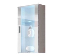 CAMA MEBLE Cama hanging display cabinet SOHO white/white gloss SOHOWITS2 BI/BI Vitrīna