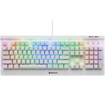 SHARKOON SGK3 white Kailh Blue US 4044951032174 Klaviatūra