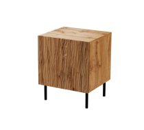 CAMA MEBLE Bedside table 2 pcs. JUNGLE 53.5x40.5x44 oak wotant + black legs JUNGLE SZN WO Naktsgaldiņš