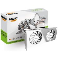 INNO3D GRAPHICS CARD Geforce RTX 4060 TI TWIN X2 OC WH NVIDIA 8 GB GDDR6 DLSS 3 N406T2-08D6X-171153W Videokarte