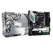 ASROCK B550M Steel Legend Socket AM4 micro ATX AMD B550 B550M STEEL LEGEND Mātesplate