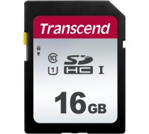 TRANSCEND SILVER 300S SD UHS-I U3 (V30) R95/W45 16GB TS16GSDC300S Atmiņas karte