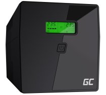 GREENCELL UPS08 uninterruptible power supply (UPS) Line-Interactive 1000 VA 700 W 4 AC outlet(s) UPS08 Nepārtrauktās barošanas avots