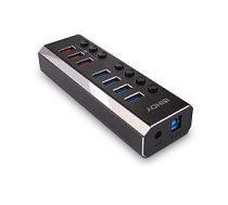 LINDY 4 Port USB 3.0 with 3 Quick Charge 3.0 Ports 43371 USB centrmezgls