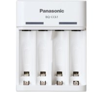 PANASONIC Battery Charger ENELOOP BQ-CC61USB AA/AAA, 10 hours Portatīvais lādētājs - Lādētājakumulators (Power Bank)