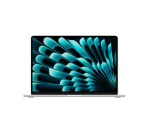 APPLE MacBook Air 15-inch : M3 chip with 8-core CPU and 10-core GPU, 16GB, 256GB SSD - Silver MC9E4ZE/A Portatīvais dators