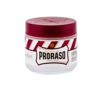 PRORASO Red Pre-Shave Cream 100ml Men Pirms skūšanās kosmētika