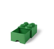 ROOM COPENHAGEN LEGO Brick Drawer 4 green - RC40051734 40051734 Konstruktors