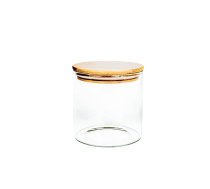 EVELEKT Glass jar THERON D10xH10cm with a lid Trauks produktu uzglabāšanai