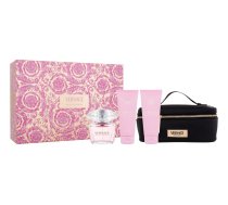 VERSACE Bright Crystal W Edt 90 ml + Body Lotion 100 ml + Shower Gel 100 ml + Cosmetic Bag Dāvanu komplekts