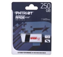 PATRIOT MEMORY Patriot Rage Prime 600 MB/S 256 GB USB 3.2 8K IOPS PEF250GRPMW32U USB atmiņas karte