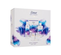 DOVE Bath Therapy Women Shower Gel Bath Therapy Renew 400 ml + Shower and Shaving Foam Bath Therapy Renew 200 ml + Bath Salt Bath Therapy Renew 400 g + Scented Candle + Sponge Dušas     želeja