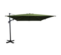 EVELEKT Parasol VIENNA 3x3m, green Saulessargs