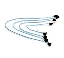 SUPERMICRO 4 x Round SATA cable 0.56 m Black, Blue, White CBL-0186L Adapteris