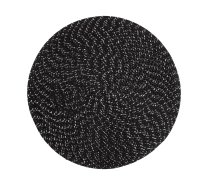 EVELEKT Placemat DEIA D38cm, black Galda servēšanas paliktnis