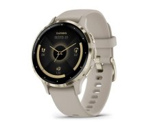 GARMIN Venu 3S Smartwatch, 41 mm, French Gray/Soft Gold Viedpulkstenis