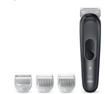 BRAUN Body Groomer BG3350 Cordless and corded, Operating time (max) 80 min, NiMH, Black/Grey Matu griešanas mašīna