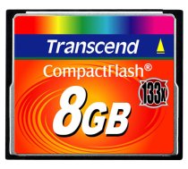 TRANSCEND CF 133X MLC R50/W20 8GB TS8GCF133 Atmiņas karte