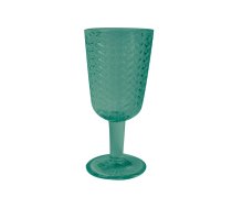 EVELEKT Wine goblet ROME 300ml, green Glāze