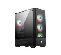 MSI MAG FORGE 112R Midi Tower Black Transparent 306-7G16X23-809 Datora korpuss