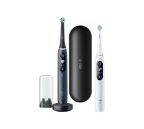 BRAUN iO8 Series Duo iO8 Duo Black Onyx/White Elektriskā zobu birste