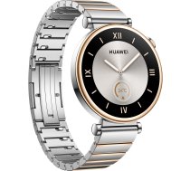 HUAWEI Watch GT4 41mm (Aurora-B19T), Smartwatch (silver, stainless steel bracelet) 40-56-6074 Viedpulkstenis