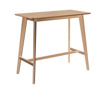 EVELEKT Bar table ROXBY 120x60xH105cm, natural Bāra galds