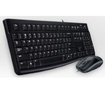 LOGITECH Desktop MK120 black USB 920-002540 Klaviatūra