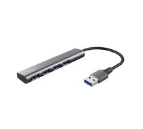 TRUST Halyx USB 3.2 Gen 1 (3.1 Gen 1) Type-A 5 Mbit/s Black, Grey 24947 USB centrmezgls