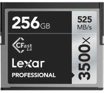 LEXAR PRO 3500X CFAST (VPG-130) R525/W445 256GB LC256CRBEU3500 Atmiņas karte
