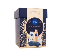 NIVEA Golden Care Women Body Lotion Q10 Firming Bronze 400 ml + Shower Gel Shea Butter & Botanical Oil 250 ml + Antiperspirant Black & White Invisible Silky Smooth 50 ml + Labello     Hyaluron Rosé 5,2 g + Satin Sleeping Mask Dāvanu komplekts