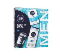 NIVEA Men Men Antiperspirant Invisible Black & White Fresh 50 ml + Aftershave Balm Men Sensitive Cool 100 ml + Shower Gel Men Sensitive 250 ml Dezodorants