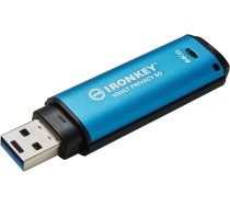 KINGSTON IronKey Vault Privacy 50 64 GB USB stick (light blue/black, USB-A 3.2 Gen 1) IKVP50/64GB USB atmiņas karte