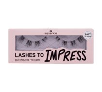 ESSENCE Lashes To Impress 08 Pre-Cut Lashes Mākslīgās skropstas