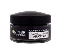 GARNIER Pure Active AHA + BHA Charcoal Daily Mattifying Air Cream 50ml Unisex Dienas krēms