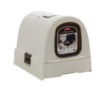 CURVER - Cat litter box - cream/brown Kaķu pakaišu kaste