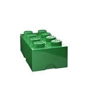 ROOM COPENHAGEN LEGO Storage Brick 8 green - RC40041734 40041734 Konstruktors