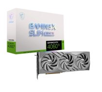 MSI GAMING GeForce RTX 4060 Ti X SLIM WHITE 16G NVIDIA 16 GB GDDR6 V517-001R Videokarte