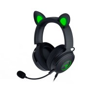 RAZER Kraken V2 Pro Kitty Edition Gaming Black RZ04-04510100-R3M1 Austiņas