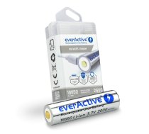 EVERACTIVE Battery 18650 3.7V Li-ion 2600mAh micro USB with protection BOX EV18650-26M Akumulatoru komplekts