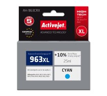 ACTIVEJET AH-963CRX ink for HP printers, Replacement HP 963XL 3JA27AE; Premium; 1760 pages; blue AH-963CRX Tintes kasetne