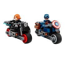 LEGO 76260 Marvel Super Heroes Black Widows & Captain Americas Motorcycles, Construction Toy 76260 Konstruktors