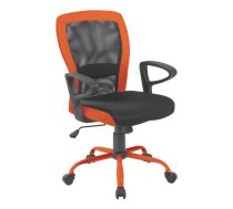 EVELEKT Leno Grey Orange Ofisa krēsls