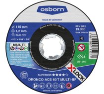 Osborn-Dronko Griešana disks DRONCO ACS 46/ ACS 60 T MULTI T41 (115 x 1,2 x 22,23)