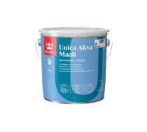 Tikkurila Unica Akva Maali - pusspīdīga krāsa durvīm, logiem un dārza mēbelēm - A , 0.9 L , Pusspīdīga