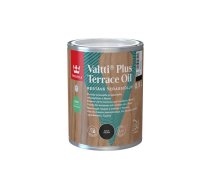 Tikkurila Valtti Plus Terrace Oil melna eļļa terasei, dārza mēbelēm - 0.9 L