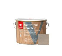 Tikkurila Valtti Plus Complete Noturīga Koka Beice ar Aizsardzību līdz 12 Gadiem – Ash Grey - Ash Grey , 2.5 L