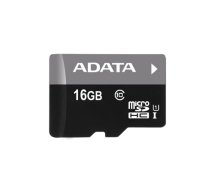 ADATA Atmiņas karte AUSDH16GUICL10-RA1 ADATA Premier UHS-I 16 GB, MicroSDHC, Flash memory class 10, SD adapter